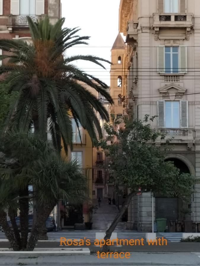 Rosa'S Apartment With Terrace Cagliari Kültér fotó